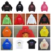 White Young Hoodie Men Women 3D Web Foam Print Hoodie Music Album Loose Hooded Sweatshirts MJ0012