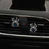 Dekorationer Freshener Air Outlet Alloy Diamond Spider Aromaterapy Parfym Clip Auto Diffuser Car Interior Accessoarer 0209