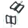 Bike Pedals 1 Pair Flat Bike Pedals MTB Road 3 Sealed Bearings Bicycle Pedals Anti-slip Ultralight for Cycling Accessories Flat Bike Pedals 0208