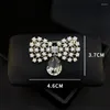 Brooches Bowknot Suit Brooch Ornament High-End Pin Fixed Clothes Decoration All-Match Corsage Sweater Rhinestone Jewelry Gifts