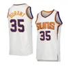 Suns Kevin Durant Baskettröjor 1 Booker 2022 2023 säsong stadsversioner svart blå vit Herr Dam Ungdomströja