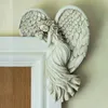 Objets décoratifs Figurines Ornement d'ange simple avec des ailes en forme de coeur Artisanat en résine rétro pour la maison Salon Chambre Décoration TS2 230208