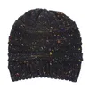 Beanies Beanie/Totenkopfkappen Fun-Prouder 2023 Herbst und Winter Damenmode niedlich süß Temperament Wild Dot Garn Muster Wolle Strickmütze