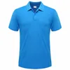 Polos de los hombres Polo de manga corta de verano Impresión personalizada Camisa de solapa casual Patrón de bordado Moda Diseño superior de secado rápido Hombres y mujeres 230209