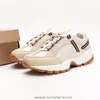 2023 Hommes Femmes Chaussures de course Swooshes de haute qualité Designer Mode Cuir Light Bone Ale Brown GoldCasual Sneaker 2B12 #