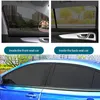 4/2pcs Universal Car Window Econur Pokrywa boczne okno UV Sunshine Plate Shade Mesh Mosquito Protection Film Film Akcesoria