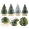 Christmas Decorations Mini Tree Gold Green Small Cedar Pine Table Top 2023 Navidad Ornaments Year Home Decor