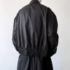 Hommes chemises décontractées hommes femmes conception asymétrique japon Streetwear mode ample à manches longues unisexe noir foncé mâle chemisier manteau