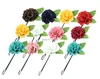 Stift broscher blommor mens lapel handgjorda stift boutonniere för kostym bröllop brudgum droppleverans 2022 dhxlg