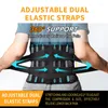 Waist Support Back Belt With Inflatable Pad For Lower Pain Relief Dual Adjustable Straps Brace Lumbar