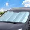 130x60 130x70cm Car Sunshade UV Protection Curtain Car Sun Shade Film Windshield Visor Front Windshield Sunshade Cover Sun Shade