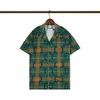 2023 Designer-Hemd Herrenmode geometrisches Blumen-Bowling-Hemd Hawaiianisches Freizeithemd Herren schmal geschnittenes, kurzärmliges, vielseitiges T-Shirt