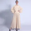 Abbigliamento etnico Ramadan Kaftan Dubai Abaya Turchia Musulmano Boubou Donna Jalabiya Abiti turchi Femme Vestidos Malesia Abito arabo