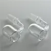 New XL beveled quartz banger nail with 25mm 3mm thick flat top quartz banger round bottom 10mm 14mm domeless nails for water pipes