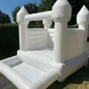 Maison de rebond gonflable blanche de 8x5m avec piscine à balles pour enfants 10ft Mini piscine videuse sautante avec souffleur d'air navire gratuit à votre porte