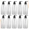 Storage Bottles Bottle Soap Pump Dispenser Lotion Bootle Refillable Shampoo Hand Clear Empty Dispensers Foaming Container Shower Kitchen