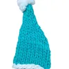 Chapeaux Famille De Noël Pour Papa Maman Fille Fils Tricoté À La Main Épais Lcelandic Chapeau De Laine Chaud Adulte Bébé Enfants Casquettes