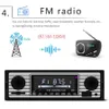 Single Din Bluetooth Radio Car Stereo Audio Vintage Wireless MP3 Multimedia Player Aux USB FM 12V Classic Stereo Audio Player 5513