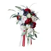 装飾花ウェディングブライダルブーケブライドメイド滝式のための人工滝記念日フェスティバルの飾り