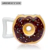 Mugs Creative Ceramic Cup Bread Donut Shape Mug Biscuit Milk Coffee Tea With Handle Handmade Glass Office Home Desktop Decor