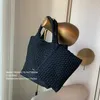 Evening Bags Fashion European And American Style Python Print Woven Nylon Handbag High Capacity Purse Women Knitting Bag Large Casual Tote
