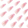 False Nails 24Pcs Ballet Solid And Chip-Proof For Girls Engagement Hand Makeup