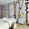 Bakgrundsbilder CJSIR Custom Po Cartoon Panda Bakgrund för barnrum Papel Mural Boy Girl Bedroom 3D Wall Covering
