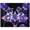 Novità Illuminazione 20 Pollici Palloncino Bobo Led Mticolor Luminoso 70Cm Palo 30Leds Notte Per Festa Matrimonio Decorazione Vacanza Drop D Dhyea