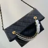 R301 Crossbody torebka torebka Mały zapach w stylu diamentów Pearl Zakupy skórzane ramię moda fajna dziewczyna ekskluzywna torba pachy z literą