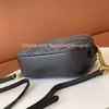 امرأة حقيبة اليد حقيبة الكتف سلسلة جلدية أصلية للنساء الأزياء رقم تسلسلي مارمونت أكياس الكاميرا بالجملة محفظة مربع أصلي