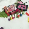 2022 Le rouge à lèvres mat Set the Birthday Collection Gloss Set 6 couleurs Rumeur Rager août Glam Good Item By6913662