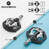 Cykelpedaler Rockbros MTB Pedals Sealed Bearing Lock Pedal Road Cycling Pedal Ultralight Pedals Die Casting Nylon Pedals Bicycle Pedals Part 0208