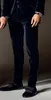 Mens Pants Classic Velvet Black Suit Oversize Formal Business Casual byxor Custom Made Slim Fit Plus Size 230209