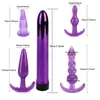 Brinquedos sexuais massageador engraçado anal plug combinação multi-peça conjunto de masturbação vestibular clímax feminino expansor barra de brinquedo novo produto