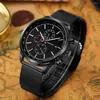 Wristwatches 2023 Chronograph Mens Watches Top Ultra-thin Dial Full Steel Men Watch Clock Fashion Simple Relogio Masculino