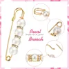 Pins Brooches Faux Pearl Brooch Sweater Shawl Clips Artificial Pearls Safety Elegant Cardigan Collar For Women Drop Delivery 2022 Dh0Xf