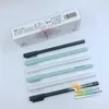 Gel TrueColor coreano Novidade de papelaria agulha Nib de 0,5 mm de tinta preta para estudantes que escrevem material de escritório GP7026