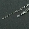 Cadeias de cadeias de estilo doce Titanium Chokers Colar de colar de pérolas de butas