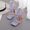 Summer High Heels New Women's Lace-up Cross-Strap Arrivals Gladiator Sandals Open Toe Spike Heel Ladies Shoes T230208 231