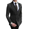 رجال الدعاوى بليزرز الجيش الأخضر الزفاف الأعمال الرسمية لرجال السترة العريس Tuxedos Slim Fit Costume Homme Mariage 230209