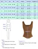 Vestes Femmes Courtes Femmes Faux Daim U-Back À Lacets Avant Manteau Party Clubwear Steampunk Manteaux Tops Gilet Réservoir Vêtements Rétro