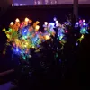 Lampade da prato Luce solare Luci da giardino Luce solare a LED Paesaggio esterno Fiore impermeabile realistico IP65 Luce diurna