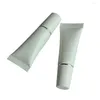 Storage Bottles 50 Pcs Spiral Flat Cap Bottle 5ml Empty Portable Travel Tube White Hose Lotion Cosmetic Container