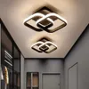 Nowoczesne przejście LED 2 Pierścienie Nordic Corridor Lampa sufitowa do domu domowego salonu 22W Montowane Balkon Monted LED 0209