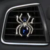 Dekorationer Freshener Air Outlet Alloy Diamond Spider Aromaterapy Parfym Clip Auto Diffuser Car Interior Accessoarer 0209