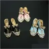 Charms 10Pcs/Pack Rhinestone Haneda Shoes Floating Enamel Drop Oil Alloy Pendant Fit For Jewelry Accessoriescharms Delive Dhtwj