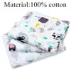 Dekens Swaddling grotere maat mousseline 100% katoenen baby Swaddles zacht geboren dekens baby bad handdoek handdoek babyfoto slaapparatuur