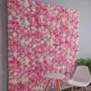 Decoratieve bloemen 20 -stks Elegante melk Wit Rose Hydrangea Bloemwand Backdrop Decoratie Menterpieces levert 40x60 cm elk stuk