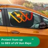 Autoraamschaduw Sunshade voor auto glans en UV Rays Window Sunshade (2 Pack) bescherming voor uw gezin Perfect voor autorijden SUV