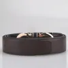 2023 Smooth leather belt luxury belts designer for men big buckle male chastity top fashion mens whole 105-125cm252M